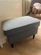 Strandmon voetenbankje ikea grijs izgs, Huis en Inrichting, Banken | Voetenbanken en Poefen, Minder dan 50 cm, Ophalen of Verzenden