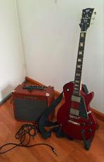 Geweldige gitaar en versterker in superstaat, Muziek en Instrumenten, Met versterker, Zo goed als nieuw, Solid body, Ophalen