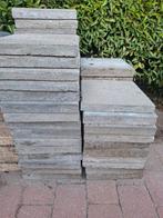 50 Stoeptegels 30x30, Tuin en Terras, Tegels en Klinkers, Ophalen, Gebruikt, 10 m² of meer, Beton