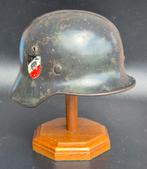ORIGINELE DUITSE M35 DD LUFTWAFFE FELDDIVISIE HELM, Verzamelen, Ophalen of Verzenden, Luchtmacht, Duitsland, Helm of Baret