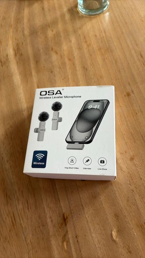 OSA Wireless Lavalier Microphone for Iphone, Muziek en Instrumenten, Microfoons, Zo goed als nieuw, Overige typen, Ophalen of Verzenden