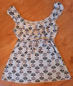 Top/blouse/tuniek dames/meisjes maat M/S retro stijl, Kleding | Dames, Tops, Wit, Ophalen of Verzenden, Korte mouw, Maat 36 (S)