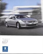 PEUGEOT 607, 4 folders, Boeken, Auto's | Folders en Tijdschriften, Ophalen of Verzenden, Zo goed als nieuw, Peugeot