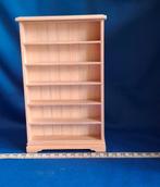 Boekenkast blankhout of wit of bruin gelakt poppenhuis 1:12, Poppenhuis, Ophalen of Verzenden, Loddon Industrial Estate, Loddon, Norfolk, NR14 6UG