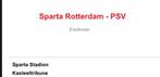 Sparta - Psv kaartje kampioenswedstrijd, Tickets en Kaartjes, Eén persoon, Overige soorten, Overige typen