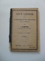 nieuw leesboek - j. stamperius - 1900 - krabbe, Antiek en Kunst, Ophalen of Verzenden
