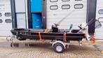 Prachtige Aluminium Visboot Honda 8pk 4-1.5m, Watersport en Boten, Vis- en Consoleboten, Ophalen, Tot 10 pk, Aluminium, Zo goed als nieuw