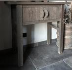 Kastje driftwood sidetable nieuw oud hout stoer landelijk, Ophalen, Nieuw, 25 tot 50 cm, 50 tot 100 cm