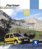 PEUGEOT PARTNER, 2002-2003, Boeken, Auto's | Folders en Tijdschriften, Ophalen of Verzenden, Zo goed als nieuw, Peugeot