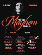2x Zitplaatsen Lady Gaga ZIGGO DOME 1e RING, Twee personen, November