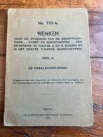 Nederlands mobilisatie voorschrift opleiding oa wapens 1938, Verzenden, Nederland, Boek of Tijdschrift, Landmacht