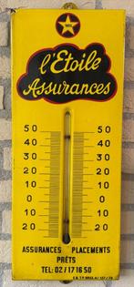 Emaille reclamebord - thermometer-uitvoering, Ophalen of Verzenden, Gebruikt, Reclamebord