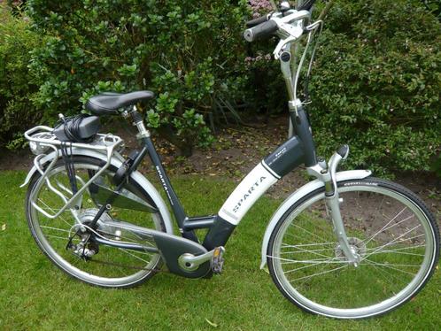 mooie alu sparta ion m-gear GL 28inch 7v  3xonderst.  57cm, Fietsen en Brommers, Elektrische fietsen, Gebruikt, Sparta, 55 tot 59 cm