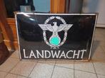 Emaille bord, Verzamelen, Militaria | Tweede Wereldoorlog, Verzenden, Landmacht, Duitsland, Foto of Poster