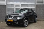 Nissan Juke 1.6 Tekna / Keyless / 360° Camera / Trekhaak, Auto's, Nissan, 4 cilinders, Met garantie (alle), Zwart, Leder