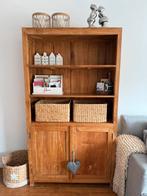 Teakhouten kast, Huis en Inrichting, Kasten | Boekenkasten, Ophalen of Verzenden, Zo goed als nieuw, 25 tot 50 cm, 100 tot 150 cm