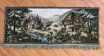 Rustiek antiek gobelin wandkleed 155/64
