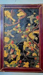 Oud boek in unieke 'Japonisme' stijl binding , 19e eeuw, Antiek en Kunst, Antiek | Boeken en Bijbels, Verzenden