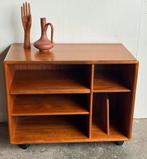 Vintage Dyrlund teak Audiomeubel / platenkast / kast, Huis en Inrichting, Kasten | Overige, Ophalen of Verzenden