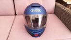 Te koop Shoei neotec 2 systeem helm mat blauw maat S, Motoren, Kleding | Motorhelmen, Ophalen, Tweedehands, Systeemhelm, Shoei