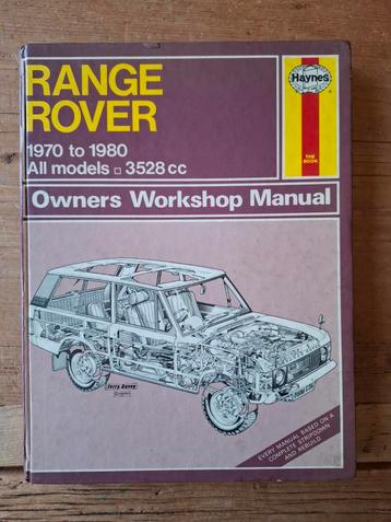 Range Rover Owner's Workshop Manual - Haynes beschikbaar voor biedingen