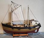 MODELBOOT visserboot met zeilen, zeilschip visserschip, Hobby en Vrije tijd, Modelbouw | Boten en Schepen, Ophalen of Verzenden