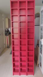 Drie rode Ikea CD kastjes, Huis en Inrichting, Woonaccessoires | Cd- en Dvd-rekken, Ophalen, Gebruikt, 150 discs of meer, Cd's