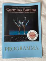 Carmina Burana programma boekje, Tickets en Kaartjes, Theater | Toneel, Dans en Opera, Twee personen, April, Opera