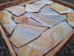 flagstones Yellow Rio Sunrise 2-3 cm dik mediterrane, Tuin en Terras, Tegels en Klinkers, Ophalen, Nieuw, Natuursteen, Terrastegels
