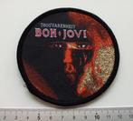 Bon Jovi vrij zeldzame vintage 1986 7800 Farenheit patch 30, Verzenden, Nieuw, Kleding