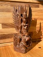 25 cm Antiek houtsnijwerk Indonesisch Garuda Bali beeld, Antiek en Kunst, Kunst | Beelden en Houtsnijwerken, Ophalen