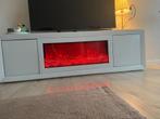 Moderne TV-meubel met ingebouwde elektrische haard, Huis en Inrichting, Kasten | Televisiemeubels, Ophalen, Zo goed als nieuw