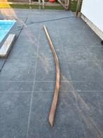 Eiken leuning 3,40 mtr 5x4 cm dik, Doe-het-zelf en Verbouw, Hout en Planken, Ophalen, 25 tot 50 mm, Eiken, Zo goed als nieuw