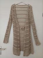 Gehaakt vest, Kleding | Dames, Truien en Vesten, Ophalen of Verzenden, Zo goed als nieuw, Maat 38/40 (M), Beige