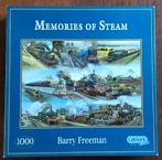 Mooie Gibsons puzzel, Memories of steam, 1000 stukjes., Hobby en Vrije tijd, Denksport en Puzzels, Ophalen of Verzenden, Zo goed als nieuw