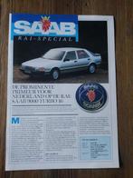 Saab RAI Special 90 / 900 / 9000 / 9000 Turbo 16 [ 1985 ], Boeken, Auto's | Folders en Tijdschriften, Verzenden, Zo goed als nieuw