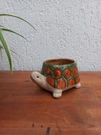 Grappige bloempot. Schildpad. Vintage. Retro, Tuin en Terras, Bloempotten, Rond, Ophalen of Verzenden, Zo goed als nieuw, Minder dan 25 cm