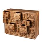 Mangohout Dressoir Houten Ladekast TV Kast Slaapkamerkast, Huis en Inrichting, Kasten | Ladekasten, Info@dehanzeherten.nl, 100 tot 150 cm