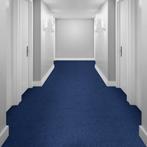 25,75m2 Heuga 727 Indigo, blauwe tapijttegels nieuw, Huis en Inrichting, Stoffering | Vloerbedekking, Blauw, Nieuw, Ophalen of Verzenden