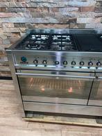 Luxe Smeg Fornuis 6 pits met Grill dubbele oven 120 cm, Witgoed en Apparatuur, Fornuizen, Fornello Esperta, Grill, Ophalen of Verzenden
