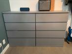 Malm ikea ladekast grijs, Huis en Inrichting, Kasten | Ladekasten, Ophalen, 50 tot 100 cm, Zo goed als nieuw, 3 of 4 laden