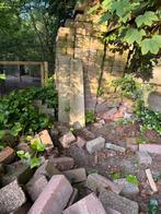 Rode betonklinkers gratis, Tuin en Terras, Tegels en Klinkers, Ophalen, Gebruikt, Klinkers, 10 m² of meer