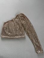Glitter top goud maat M lvicilia, Kleding | Dames, Tops, Ophalen of Verzenden, Zo goed als nieuw, Overige kleuren