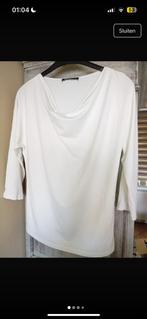 gebroken wit top met waterval en 3/4 mouw expresso, Kleding | Dames, Tops, Maat 38/40 (M), Expresso, Wit, Ophalen of Verzenden