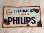 Oud PHILIPS reclame bordje, Ophalen of Verzenden, Gebruikt, Reclamebord