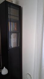 Ikea billy boeken/vitrinekast zwart eikenpatroon, Huis en Inrichting, Kasten | Boekenkasten, Ophalen, Zo goed als nieuw, 25 tot 50 cm