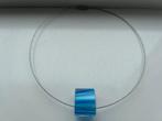 Leerdam kristal-Glas halsketting, Sieraden, Tassen en Uiterlijk, Kettinghangers, Overige voorstellingen, Nieuw, Ophalen of Verzenden