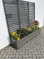 Grote houten plantenbak  180x40x36 met optie klimrek 176cm!