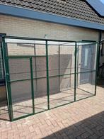 Ruime groene aluminium voliere met polycarbonaat dakpanelen, Dieren en Toebehoren, Ophalen, Aluminium, Volière
