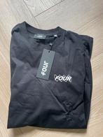 T-shirt Four Amsterdam, Kleding | Heren, T-shirts, Four Amsterdam, Maat 52/54 (L), Zwart, Nieuw